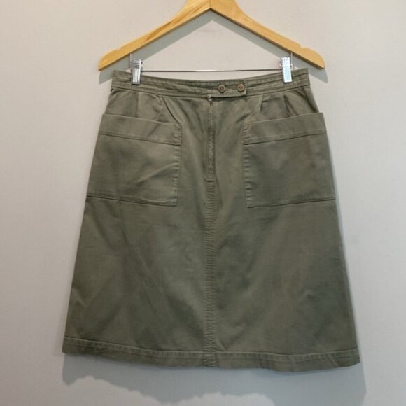 APC Skirt Mini Cotton Green Size large - Picture 2 of 13